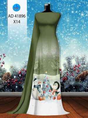 Vải Áo Dài Giáng Sinh AD 41896 19